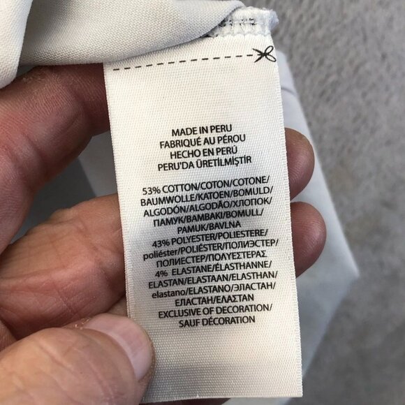 Polo Ralph Lauren Mens Polo Shirt Medium White Classic Golf Travel Short Sleeve - Picture 13 of 16